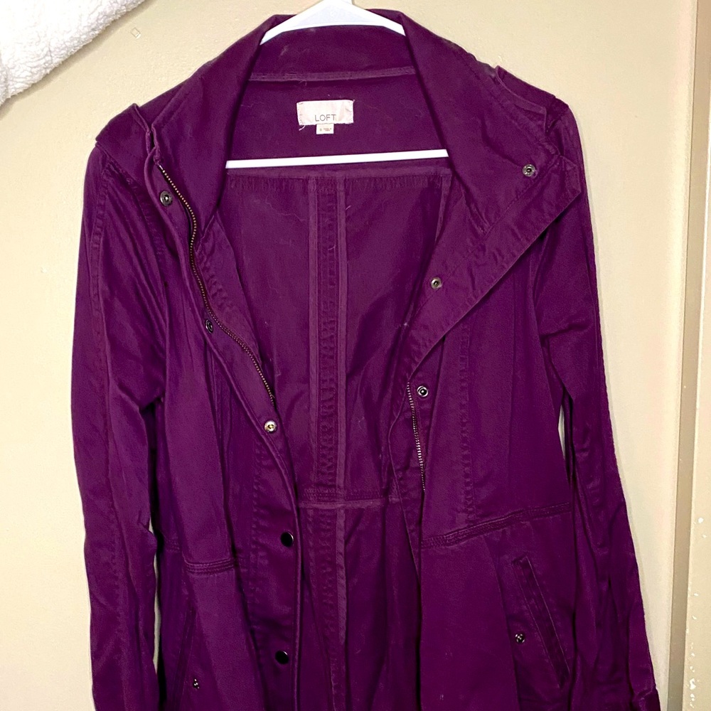 Plum Loft Trench Coat